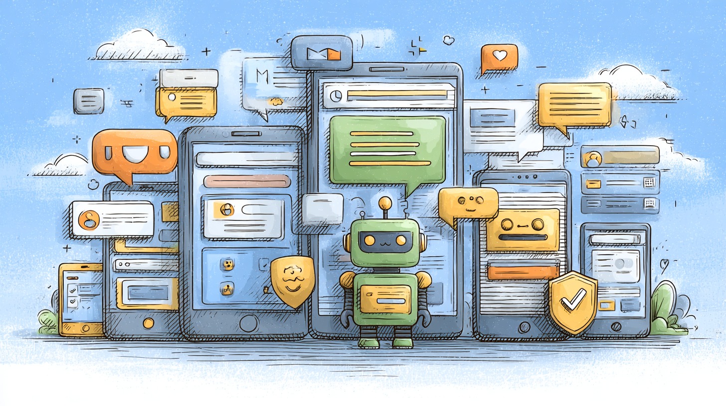 Insurance chatbots assisting customers