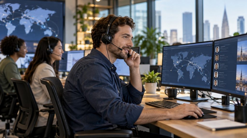 Cloud calling for international communication
